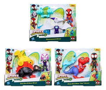 HASBRO SPIDER-MAN SPIDEY IN NJEGOVI NEVERJETNI PRIJATELJI S FIGURICO DINOZAVRA IN DODATKI