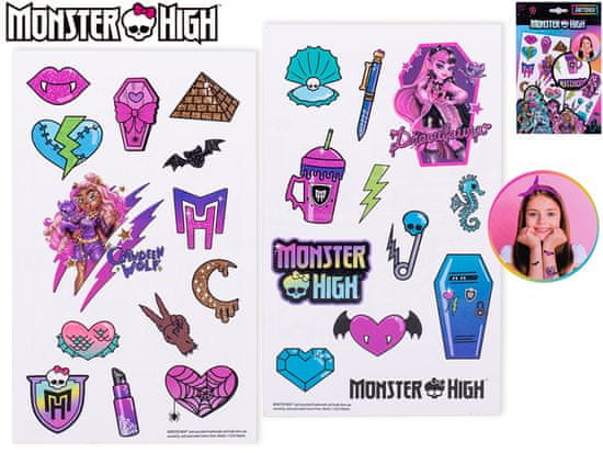 Komplet tatujev Monster High v papirnati kartici