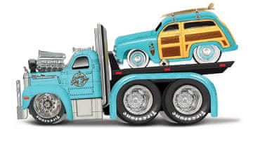 Maisto - Muscle Transports - 1953 MACK B-61 Flatbed 1950 Ford Woody, 1:64