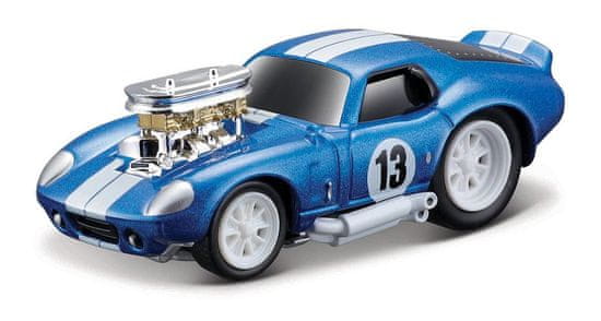 Maisto - Muscle Machines - 1965 Shelby Cobra Daytona Coupe, modra, 1:64