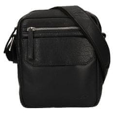 Lagen Moška usnjena crossbody torba