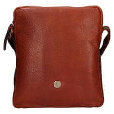 Lagen Moška usnjena crossbody torba