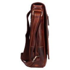 Lagen Moška usnjena crossbody torba