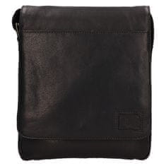 Moška usnjena crossbody torba