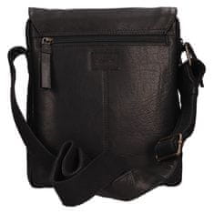 Moška usnjena crossbody torba