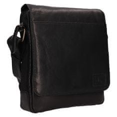 Moška usnjena crossbody torba