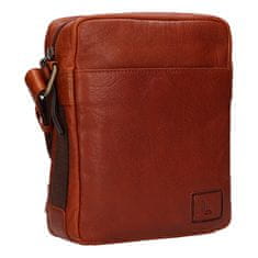 Lagen Moška usnjena crossbody torba