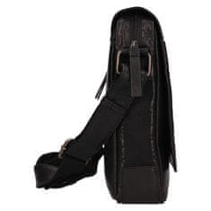 Moška usnjena crossbody torba