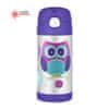 FUNtainer Otroški termos s slamico - sova 355 ml