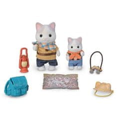 Sylvanian Families Komplet za raziskovanje - Latte Cat Brother and Baby