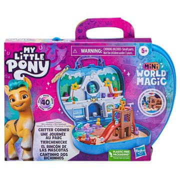 HASBRO - Igralni set My Little Pony v kovčku Magic Critter Corner