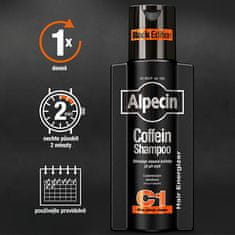 Alpecin Kofeinski šampon proti izpadanju las C1 Black Edition (Coffein Shampoo) 250 ml