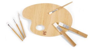 Komplet likovne palete in čopičev