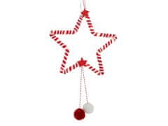 HIT OKRASNA ZVEZDA 20LED S ČASOVNIKOM, 20 CM