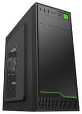 Eurocase MidT ML N6-500B / brez napajalnika / 2x USB 3.0 / USB-C / črna