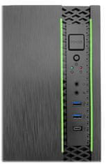 Eurocase MidT ML N6-550B / brez napajalnika / 2x USB 3.0 / USB-C / črna