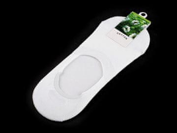 Ženske / dekliške bombažne nogavice - bele (12 parov)