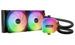 Be quiet! Bodite tiho! Vodni hladilnik Light Loop CPU ARGB 240mm / 2x120mm / Intel in AMD