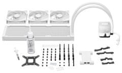 Be quiet! Bodite tiho! Vodni hladilnik Light Loop CPU ARGB 360mm / 3x120mm / Intel in AMD / bela