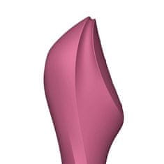 Satisfyer Curvy Trinity 3 rdeči vibrator za stimulacijo klitorisa