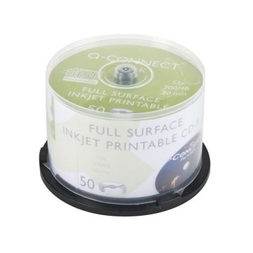 Q-Connect CD-R - za tiskanje, 700 MB, škatla po 50 kosov