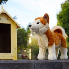 Rappa Plišasti pes Akita inu 30 cm EKOLOŠKI