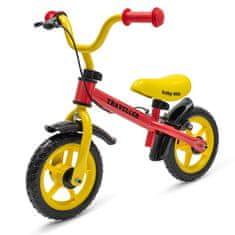 Baby Mix Traveller rdeče kolo za ravnotežje z zavoro