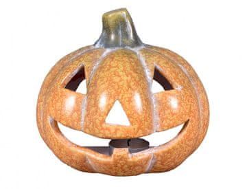 HALLOWEEN buča za čajno svečko terakota 16x16x17cm