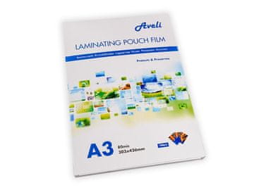 Aveli Folija za laminiranje A3/160 mikrometrov (2x80), sijajna