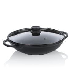 Kela Ponev WOK s keramično površino in pokrovom ATURA 32 cm KL-15174