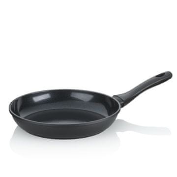 Kela Ponev za cvrtje s keramično površino 28 cm ATURA črna KL-15165