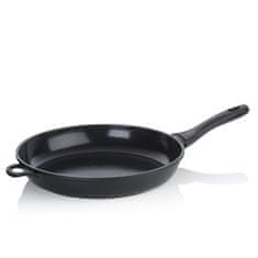 Kela Ponev za cvrtje s keramično površino 32 cm ATURA črna KL-15168