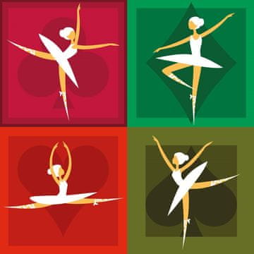 YAZZ Kvadratna sestavljanka Balerina 1023 kosov