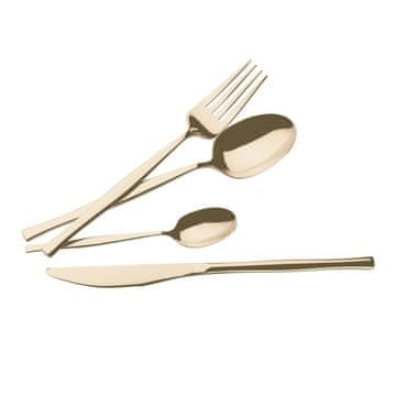 Berlingerhaus Komplet pribora iz nerjavečega jekla 24 kosov poliranega Champagne BH-3064