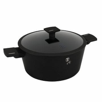 Berlingerhaus Lonec s titanovim premazom in pokrovom, premer 28 cm, iz kolekcije Matte Black
