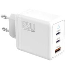 TB TOUCH 65W GaN napajalnik, 2x USB C + USB A