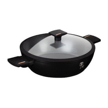 Berlingerhaus Globoka ponev s pokrovom s titanovo površino 28 cm Monaco Collection BH-7090
