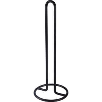 EXCELLENT Držalo za papirnate brisače kovinsko črno KO-CY5656630