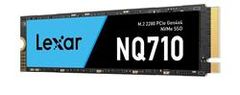 Lexar Lexarjev SSD NQ710 PCle Gen4 M.2 NVMe - 2 TB (branje/pisanje: 5000/4000 MB/s)