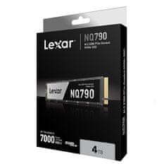 Lexar Lexarjev SSD NQ790 PCle Gen4 M.2 NVMe - 4 TB (branje/pisanje: 7000/6000 MB/s)