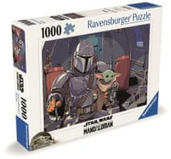 Ravensburger Sestavljanka Star Wars: Mandalorian 1000 kosov