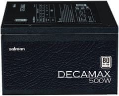 Zalman Napajalnik ZM500-LX3 / 500W / ATX / akt. PFC / 120 mm ventilator / 80Plus