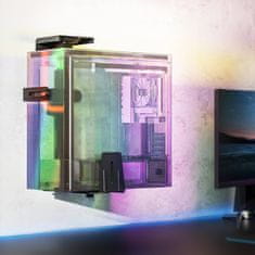 Držalo za osebni računalnik Brateck CPB-25 pod mizo raztegljivo vrtljivo