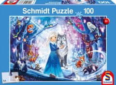 Schmidt Puzzle Princeska v zasneženem gozdu 100 kosov
