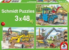 Schmidt Sestavljanka Na gradbišču 3x48 kosov