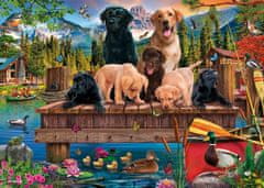 Schmidt Puzzle Pasja družina ob jezeru 1000 kosov