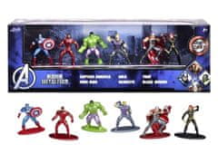 Jada Toys Marvel Avengers Kovinske zbirateljske nanofigurke 1,65", komplet 6 kosov