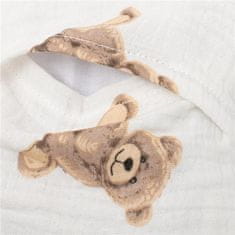 NEW BABY Muslinski termofor s češnjevimi pikami STANDARD medved