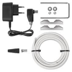 Emos antena univerzalna VILLAGE FISH-V700, DVB-T2, DAB, LTE/4G/5G filter