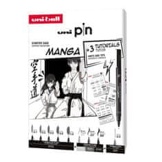 Uni-ball Darilna škatla UNI PIN - izdaja Manga (9 kosov)